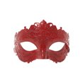 thumbnail image 2 of Red Masquerade Mask for Women 7 Inch Venetian Masquerade Masks for Party Halloween Accessory Mardi Gras Accessory, 1 Pack, 2 of 4
