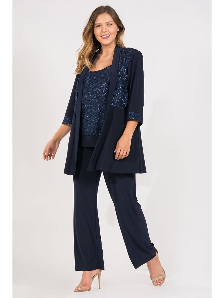plus size formal pants and tops