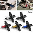 thumbnail image 4 of 2Pcs Motorcycle Rear Passenger Foot Pegs General aluminum alloy Footrest, 4 of 4
