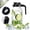 Black, variant on Mason Jar with Pour Spout Lid V-shaped, 2 Quart Iced Tea Pitcher Double Leak Proof, 64 oz Drink Pitcher for Breastmilk, Sun Tea, Juice, Coffee Creamer