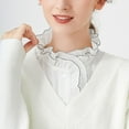 thumbnail image 7 of LoudSung Detachable Fake Collar Blouse False Collar Half Shirts Dickey Collar Top Elegant for Women Girls, 7 of 7