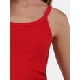 thumbnail image 5 of No Boundaries Ribbed Cami Top, 1 or 5-Pack, Women's, 5 of 5