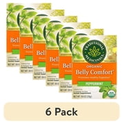 (6 pack) Traditional Medicinals Herbal Tea, Organic Belly Comfort Tea Bags, 16 Count