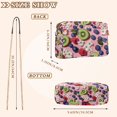thumbnail image 4 of FORMRS Women Crossbody Purse with Chain Strap Vegan Leather Shoulder Handbag, Pink Kiwi, 4 of 7