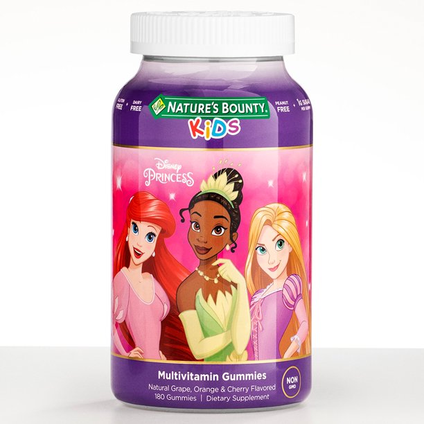 Nature’s Bounty Disney® Princess Kids Gummy Multi Vitamin, 180 Gummies