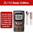 thumbnail image 2 of Professional Digital Multimeter Color Display Handheld Multimeter NCV Tester Professional Voltage Current Capacitance Resistance Diode Measurement Meter with Flashlight Automatic Shutdown F, 2 of 6