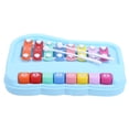 thumbnail image 3 of Baby Piano Toy, Baby Musical Piano, Fine Workmanship With A Small Knocking Stick Not Easy To Damage For Children Kindergarten Blue, 3 of 8