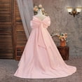 thumbnail image 7 of Fozruso Girls' Casual Dress Girls' Party Dress With Satin Bodice Sleeveless Bow Detail Wedding Birthday Dress,8-9 Years, 7 of 7