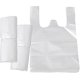 thumbnail image 1 of 200 Piezas Bolsas de Transporte Estilo Chaleco Transparente Bolsas de Transporte Blancas Fuertes Satisfacen Múltiples Necesidades Bolsas de Plástico para Navidad, 1 of 5