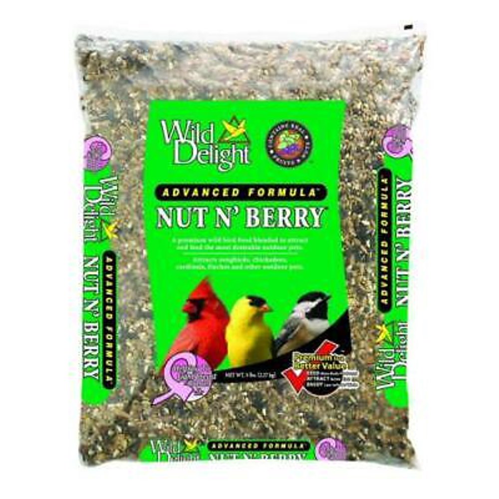 Wild Delight Nut N Berry Assorted Species Wild Bird Food Sunflower