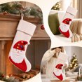 thumbnail image 6 of Christmas Stockings, Classic Holiday Xmas Stocking with Hanging Loop, Gift Bag for Fireplace Mantel, Tree and Family Holiday Decor, 6 of 8