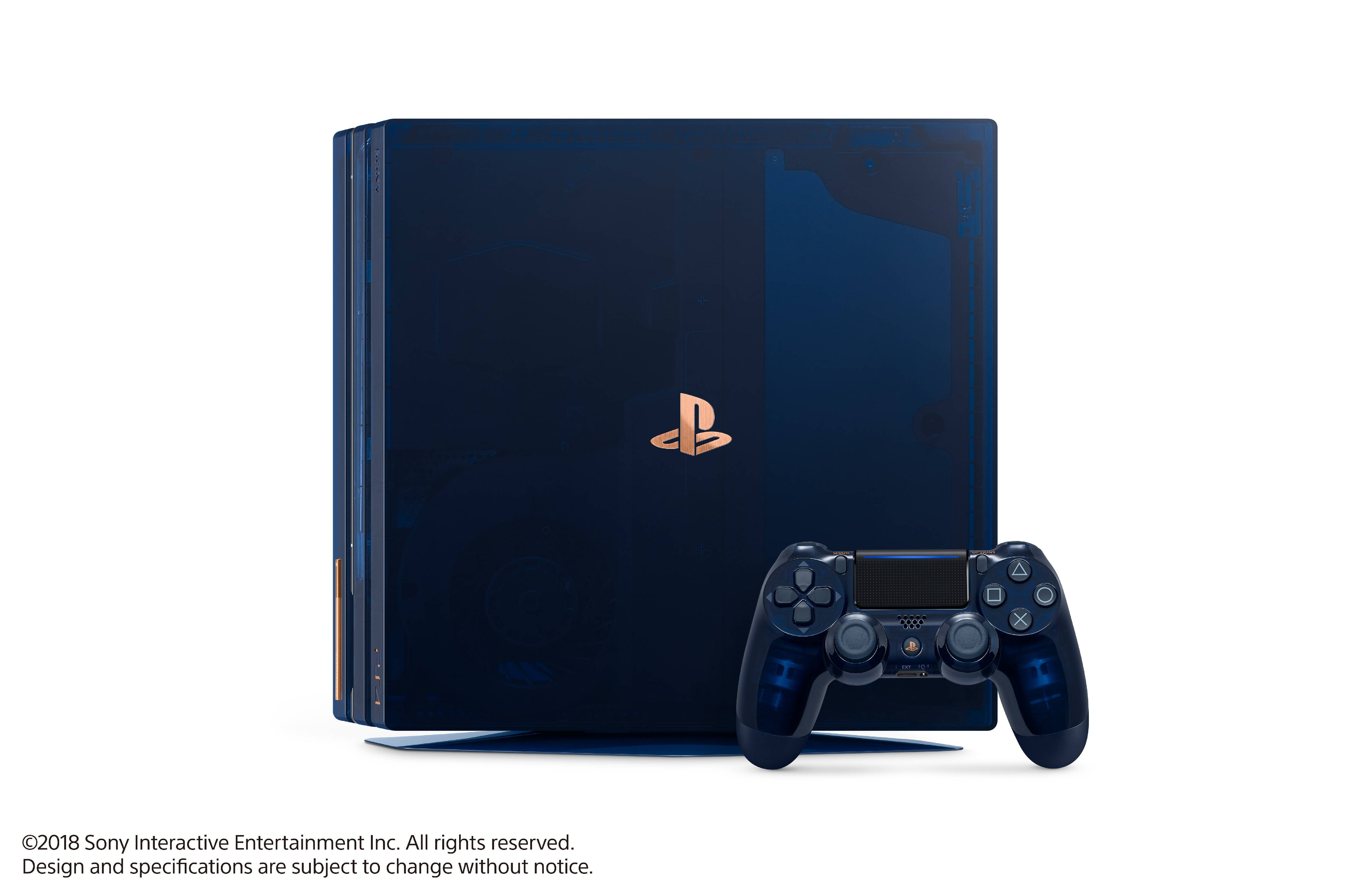 Sony PlayStation 4 Pro 500 Million Limited Edition Console, Translucent,  3303229