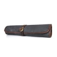 thumbnail image 1 of Cuir Tolredo, Iris, Gris Anthracite, Rouleau de Couteaux en Cuir, 1 of 6