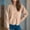 Pink, variant on Jjayotai Trendy Sweaters for Women, Women's Solid Color Round Neck Bell Sleeve Pullover Knitwear, Fashion Short Sweater Dark Gray M