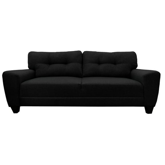 Sofa El Bazar Store Sidney Lino Negro 3 plazas, Modular, Moderno, Sala