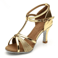 thumbnail image 4 of zapatos de baile latino a la moda para mujeres y niñas, zapatos de baile de salón Tango Salsa para damas, Sandalias de tacón alto de fondo suave 5/7, 4 of 5