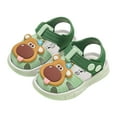 thumbnail image 4 of Gubotare Boys Sandals Little Kid Boy's Girl's Summer Beach Outdoor Closed-Toe Sport Sandals (Toddler/Little Kid/Big Kid) Size 8.5 (Green,8.5 Toddler), 4 of 6