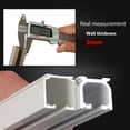 thumbnail image 2 of GXCZ Curtain Rods For Windows Curtain Track Set, Ceiling Track For Curtains, Curtain Double Tracks Ceiling Or Wall Mount Heavy-Duty Curtain Rails For Living Room Bedroom Room Divider(Champagne-Ceiling,6m-4x150cm), 2 of 6