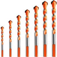 

pcs Triangular Handle Overlord Multifunctional Carbide Drill Bits Triangle Handle Overlord Drill Bits For Concrete Brick Glass Plastic And Wood Size 3/4/5/6/8/10/12MM