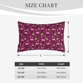 thumbnail image 2 of Salouo Festive Flamingos Print Print Pillow Case Cover,Wrinkle-Free Bed Pillow Cover Pack of 1 Home Decor Fade-Resistant and Stain-Resistant ,Pillows Not Included -16"x24", 2 of 8