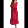 thumbnail image 1 of Conjunto de 2 Piezas para Mujer, Estilo Casual, con Falda Larga y Tirantes para Salir A la Playa. Rojo XL, 1 of 7