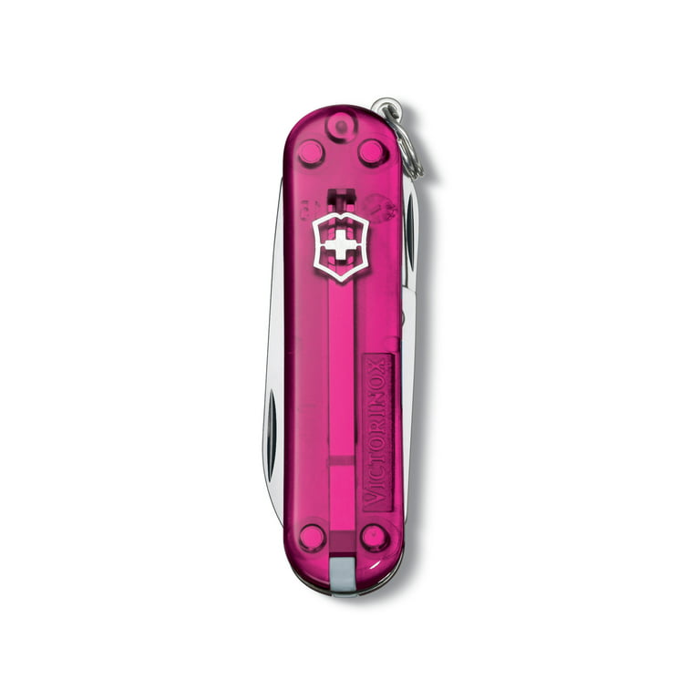Victorinox Classic SD 7 Function Translucent Pink Pocket Knife 