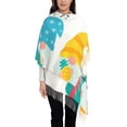 thumbnail image 3 of Sikiie Gnomes Summer Shawl Wraps Big Scarf Tassel Fall Winter Thick Scarf Warm Shawl Women Fall Gifts, 3 of 8