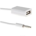 thumbnail image 4 of DPTALR 3.5mm Male AUX Audio Plug Jack To USB 2.0 Female Converter Cable Cord Car MP3, 4 of 6