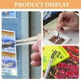 thumbnail image 4 of Miangastore 4pcs Anti-Slip Stainless Steel Tweezers Set For Stamps Coins Eyelash Extensions Silicone Coated Tips For Precision Crafting, 4 of 8