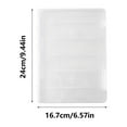 2024& Transparent A4 File Storage Box Ideal Organizer For Home And