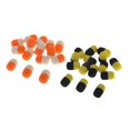 thumbnail image 4 of 15 Unids / Caja Flotante Granos Cebo Artificial Boilies Cebo Perfecto Para De Agua Dulce Negro y amarillo DYNWAVEMX Perlas flotantes de pesca, 4 of 8