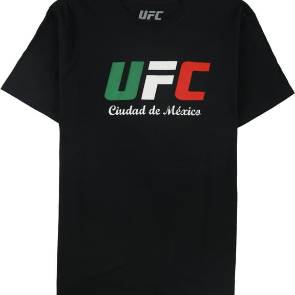 UFC Mens Ciudad De Mexica Graphic T-Shirt, Black, XX-Large