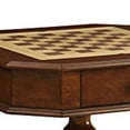 thumbnail image 2 of Benjara 28" Solid Wood Chess Game Table with Clipped Corners in Brown, 2 of 2