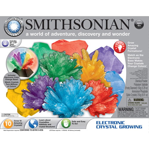 Crystal Growing Kit Grow 9 Crystals #2890 Smithsonian Institute for sale online 