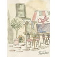 thumbnail image 3 of Paul, Alan 15x18 Black Modern Framed Museum Art Print Titled - Sidewalk Cafe, 3 of 5