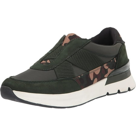 Naturalizer Womens Faya-Slipon Sneaker 9.5 Wide Pine Needle