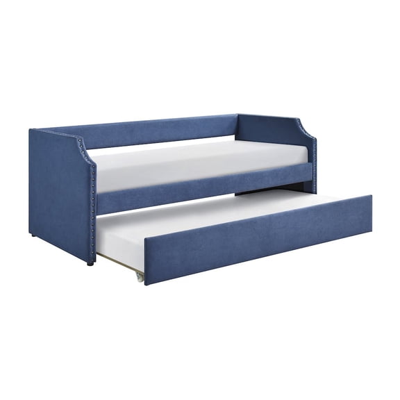 Lexicon Shiloh Textured Daybed with Trundle in Blue