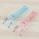 thumbnail image 3 of Porta hilo dental reutilizable, productos dentales, soporte para hilo Dental para limpieza de dientes (rosa + azul), 2 uds., 3 of 5