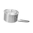 thumbnail image 4 of figatia Camping Pot Outdoor Cooking Pot Boiling Water Non Stick Portable with Lid Cover Stockpot for Travelers Hiking Fishing Picnics Single Handle, 4 of 8