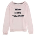 thumbnail image 1 of Camiseta para Dormir PJ Salvage Wine Is My Valentine Rosa Grande, 1 of 2