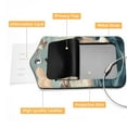 thumbnail image 4 of Seagull Square PU Leather 2 Pack Travel Tag - Bag Tag - Suitcase Tag with Privacy Cover and Stainless Steel Ring - Suitable for Travel, Backpack, and Handbag, 4 of 7