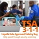 thumbnail image 2 of Bolsa de aseo transparente, paquete de 3 bolsas de aseo de tamaño cuarto, bolsa de cosméticos de maquillaje de viaje para mujeres y hombres, bolsa compatible con la aerolínea del aeropuerto, 2 of 7