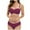 Red Bikini Clearance, variant on OSFVNOXV Sexy Bikini Sets for Women Cute Bikini Top Seamless Push Up Wire-Free Halter Bra and Swimwear Bottom Beachwear Swimwear