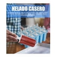 thumbnail image 2 of 10 Moldes Xtellar Paletas Para Heladas Hielos Silicon Gelatinas Color Azul, 2 of 5