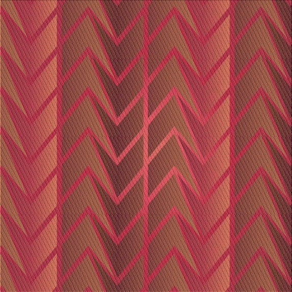 Ahgly Company Machine Washable Indoor Square Transitional Crimson Red Area Rugs, 7' Square