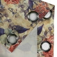 thumbnail image 4 of Ambesonne Floral Grommet Curtain, Rustic Pattern Cotton Blooms, 50"x63", Salmon Quartz Camel, 4 of 5