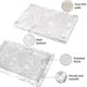 thumbnail image 3 of Bandeja de baño de mármol HESHIBI Carrara White 30 x 20 x 3 cm, 3 of 7