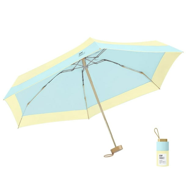 LUVCLS Paraguas para sol y lluvia con protección solar y protección UV