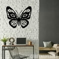 thumbnail image 5 of Craftnamesign Metal Butterfly Wall Art Led Light, Butterfly Metal Sign, 5 of 5