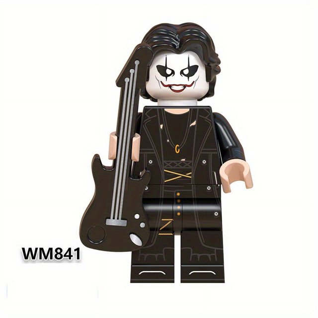 1pc Horror Movie Character Assemble Building Blocks, Ornaments, Mini Action Dolls, Good Educational Toys For Children, Halloween Decor, Christmas Gift